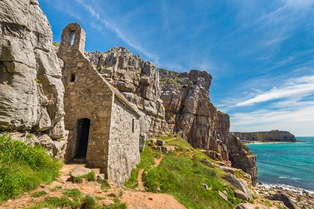 St Govan's Chapel - Pembrokeshire Coast National Park